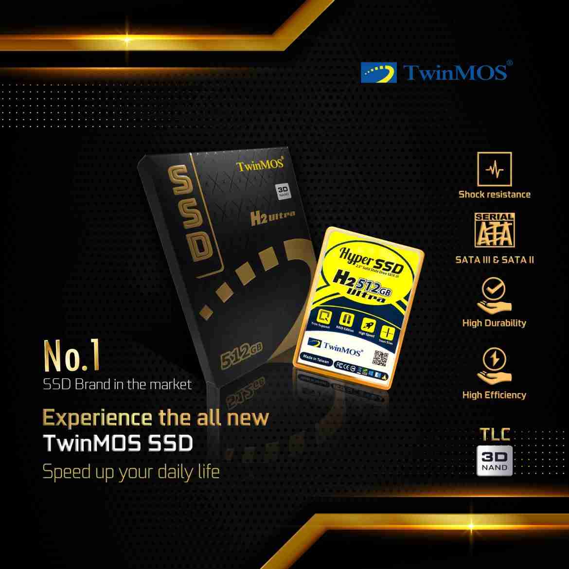 TwinMOS H2 Ultra SSD Golden (OLD)
