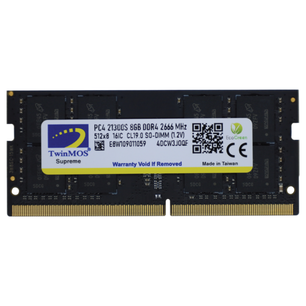 TwinMOS DDR4 2666 8GB SO-DIMM for Laptop