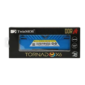 TwinMOS TornadoX6 DDR4 3200MHz U-DIMM for Desktop