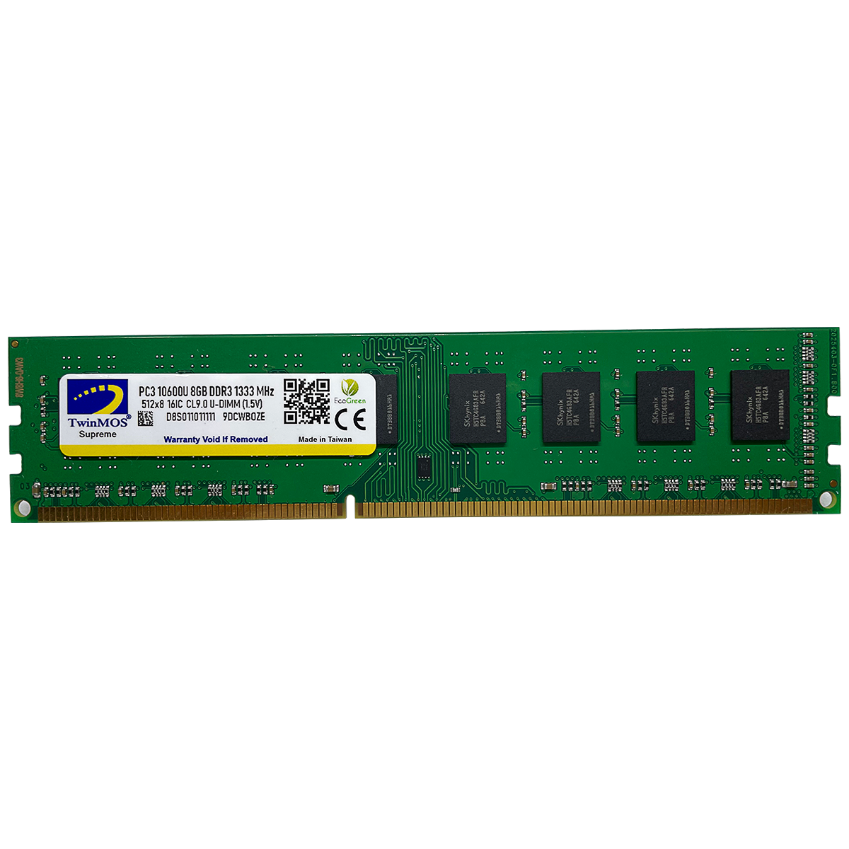 TwinMOS DDR3 1333MHz U-DIMM for Desktop