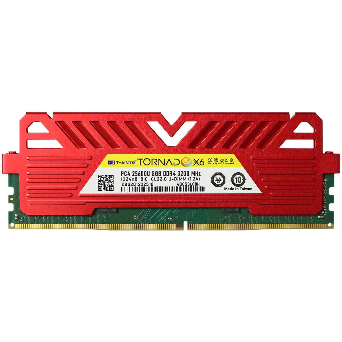 TwinMOS TornadoX6 DDR4 3200MHz U-DIMM for Desktop