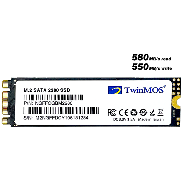 TwinMOS M.2 2280 SSD SATAIII - Image 3