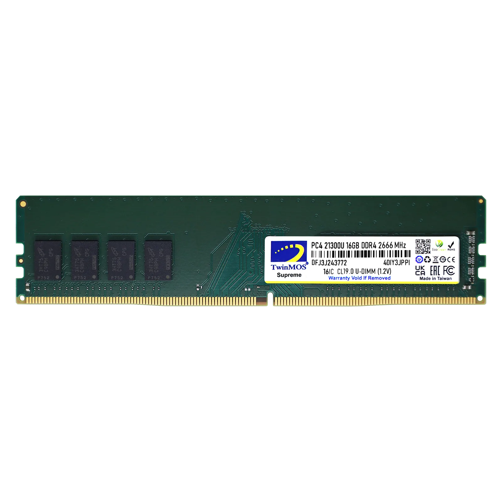 TwinMOS DDR4 2666MHz U-DIMM for Desktop