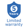 5 Years Warranty