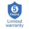 5 Years Warranty